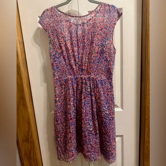 J. Crew Sweet Meadow Silk Dress Size 10 - Picture 2 of 6